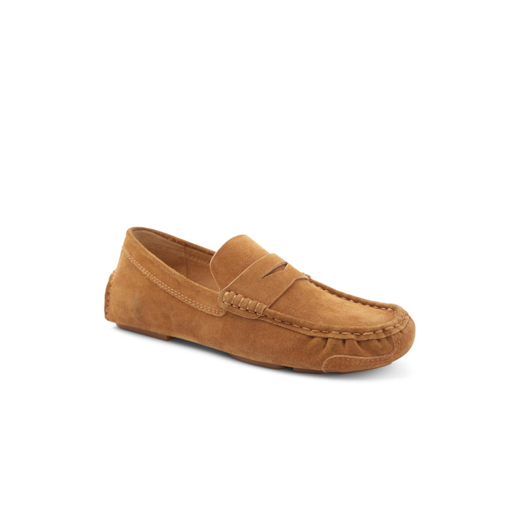Gentle Souls by Kenneth Cole Men's Mateo Driver Penny Shoes Brown Size 9 240103